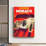 affiche grand prix monaco