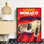affiche grand prix monaco