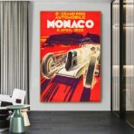 affiche grand prix monaco