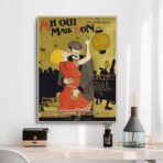 affiche guinguette vintage