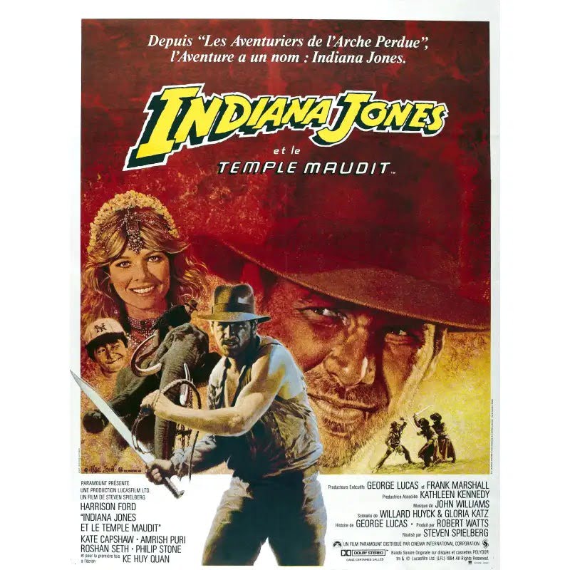 affiche-indiana-jones-et-le-temple-maudit affiche indiana jones et le template maudit