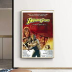 affiche indiana jones et le template maudit