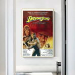 affiche indiana jones et le template maudit
