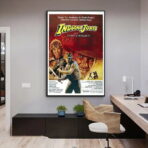 affiche indiana jones et le template maudit