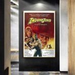 affiche indiana jones et le template maudit