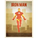 affiche iron man vintage