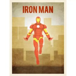vintage iron man poster