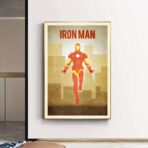 affiche iron man vintage