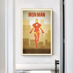 affiche iron man vintage
