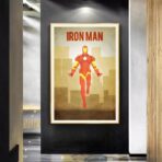 affiche iron man vintage