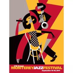 affiche jazz vintage