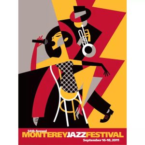 affiche jazz vintage