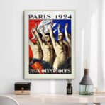 affiche jeux olympiques vintage