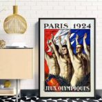 affiche jeux olympiques vintage