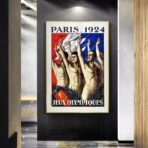 affiche jeux olympiques vintage