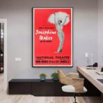 affiche joséphine baker vintage