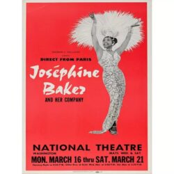 affiche joséphine baker vintage