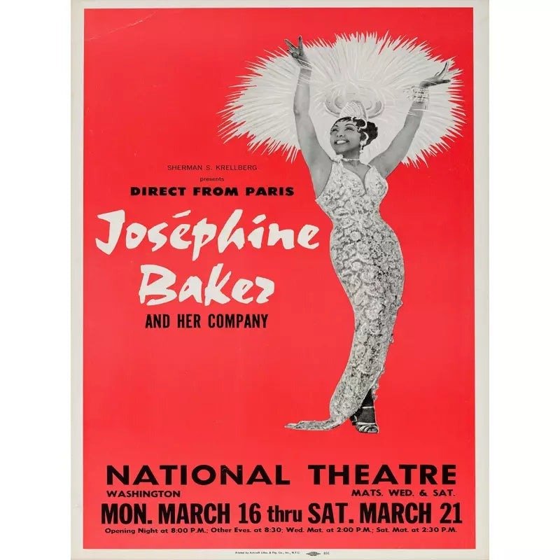 poster josephine baker vintage poster josephine baker vintage