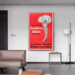 affiche joséphine baker vintage