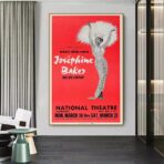 affiche joséphine baker vintage