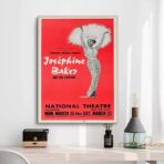 affiche joséphine baker vintage
