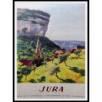 affiche jura vintage