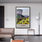 affiche jura vintage