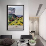affiche jura vintage