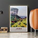 affiche jura vintage