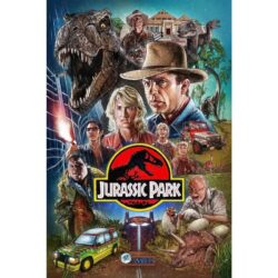 affiche jurassic park 1