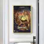 affiche jurassic park vintage