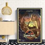 affiche jurassic park vintage