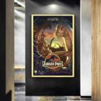 affiche jurassic park vintage