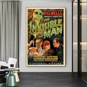 affiche l'homme invisible