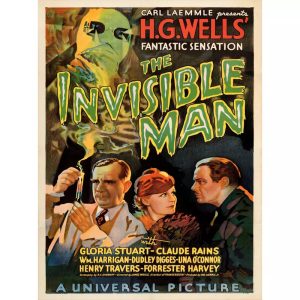 affiche l'homme invisible