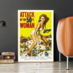 Affiche Film L'Attaque De La Femme de 50 Pieds