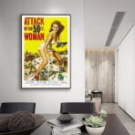 Affiche Film L'Attaque De La Femme de 50 Pieds