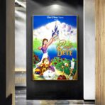 affiche la belle et la bête disney