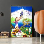 affiche la belle et la bête disney