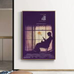 affiche la couleur pourpre