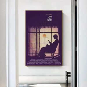 affiche la couleur pourpre