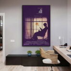 affiche la couleur pourpre