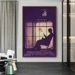 affiche la couleur pourpre