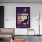 affiche la couleur pourpre