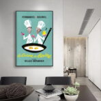 affiche la cuisine au beurre