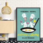 affiche la cuisine au beurre