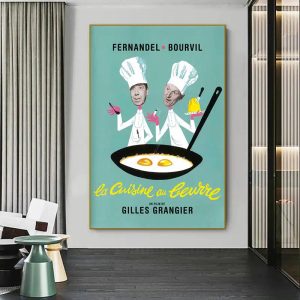 affiche la cuisine au beurre