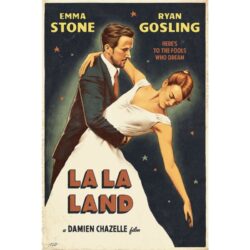 affiche La La Land vintage