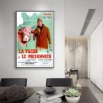affiche la vache et le prisonnier