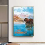affiche lac d'annecy